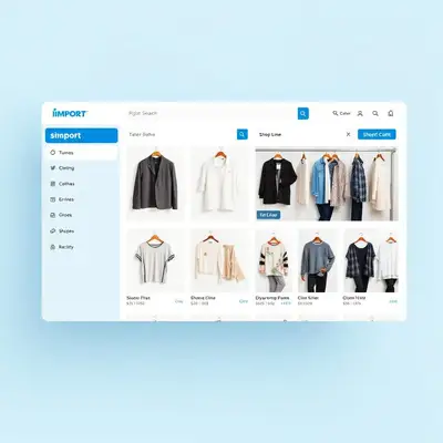 Baju Impor website preview