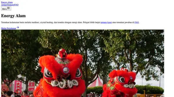 Budaya Tionghoa website preview