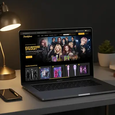 Pandafame website preview