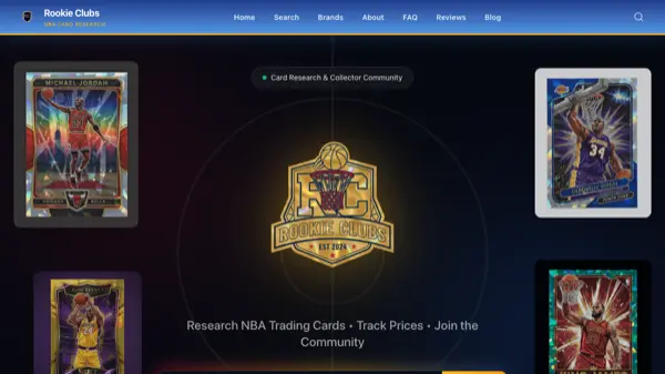 Rookie Clubs website preview